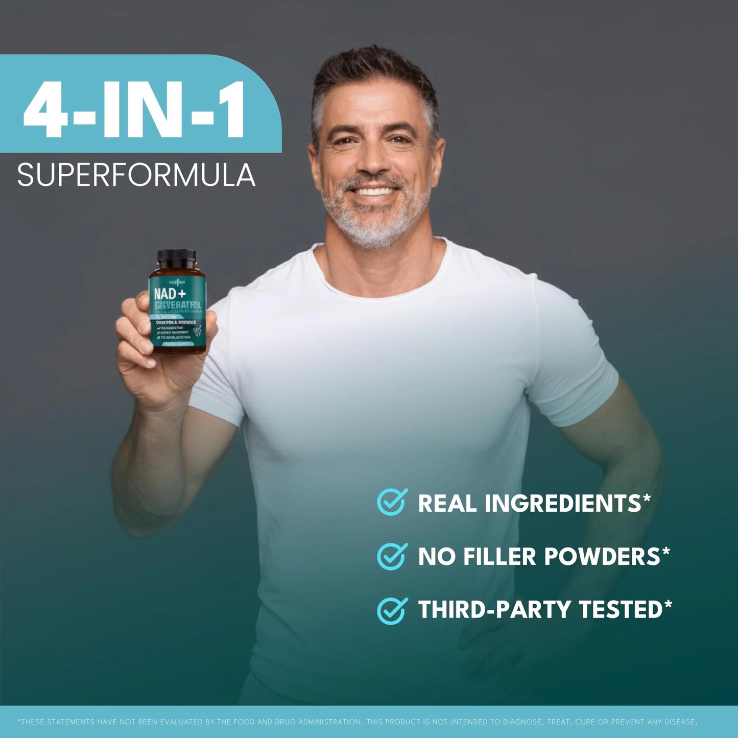 NEW AGE NAD+ Supplement Complex – NAD+ 300 mg with Astaxanthin, Urolithin A, Resveratrol, CoQ10 & Antioxidant Blend – Cellular Energy, Support or Women & Men – Vegan, Non-GMO- 120 Count NEW AGEBuy Supplements Australia