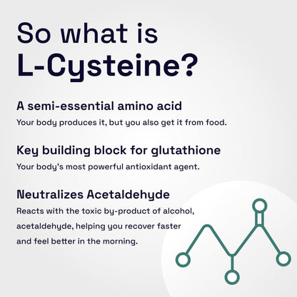 Not Drugs Proactive Hangover Support that Actually Works | Effective, Affordable & Backed by Science | 30 Capsules | 30 Doses | L-Cysteine, Vitamin B6, Vitamin C Not DrugsBuy Supplements Australia