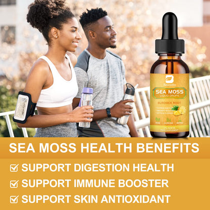 B BEWORTHS Sea Moss Liquid Drops - Organic Irish Sea Moss Gel with Burdock Root B BEWORTHSBuy Supplements Australia