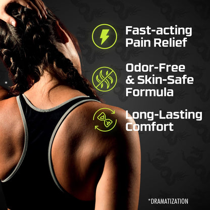 Dragon Numbing Cream Lidocaine 4% Maximum Strength Numbing Cream, Topical analgesic with Lidocaine for Muscle Relief, Pain Cream for Knees and Feet, 2.7 Oz (3 Pack) DRAGONBuy Supplements Australia