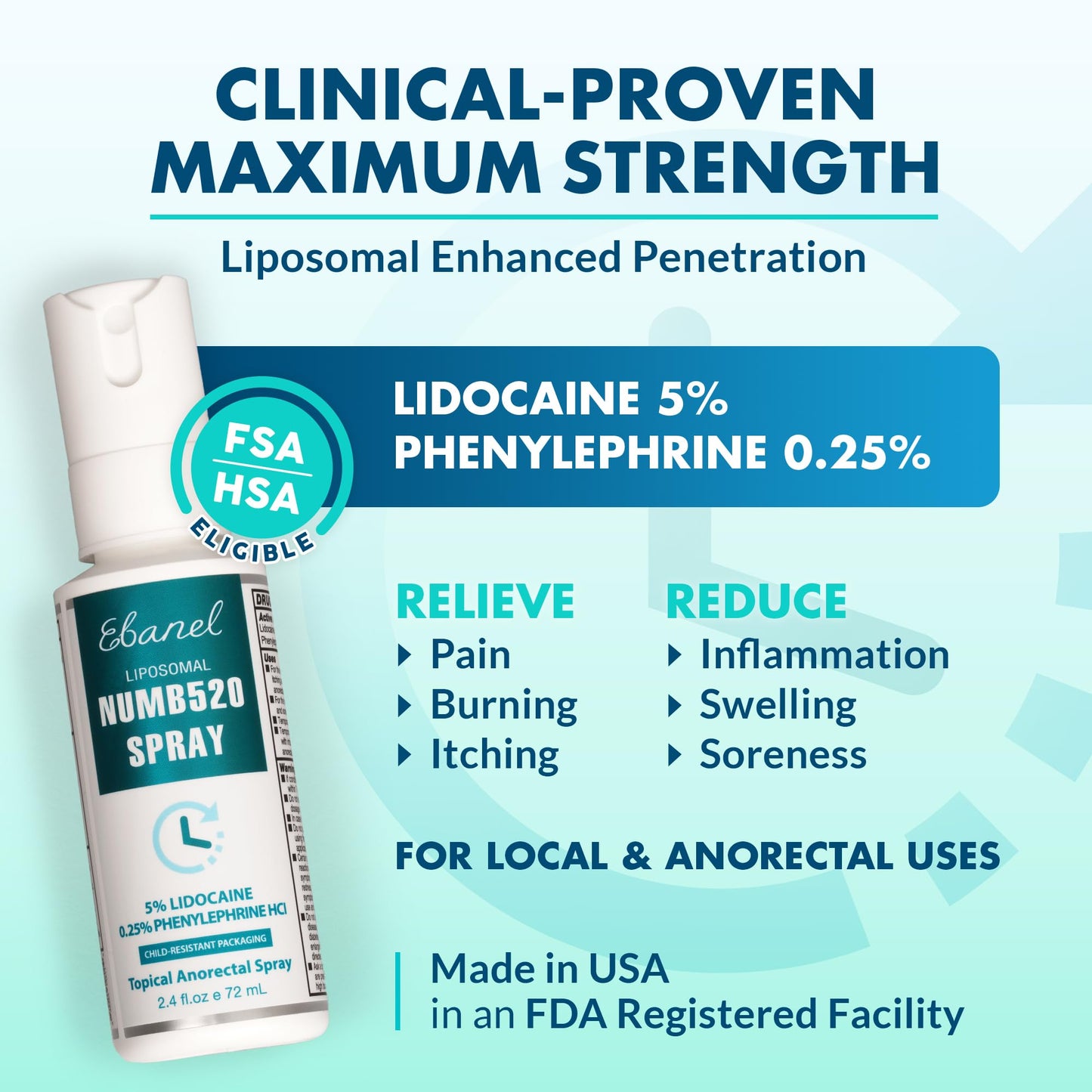 Ebanel Bundle of 5% Lidocaine Numbing Spray and Tattoo Aftercare Healing Balm Ebanel buy supplements Au