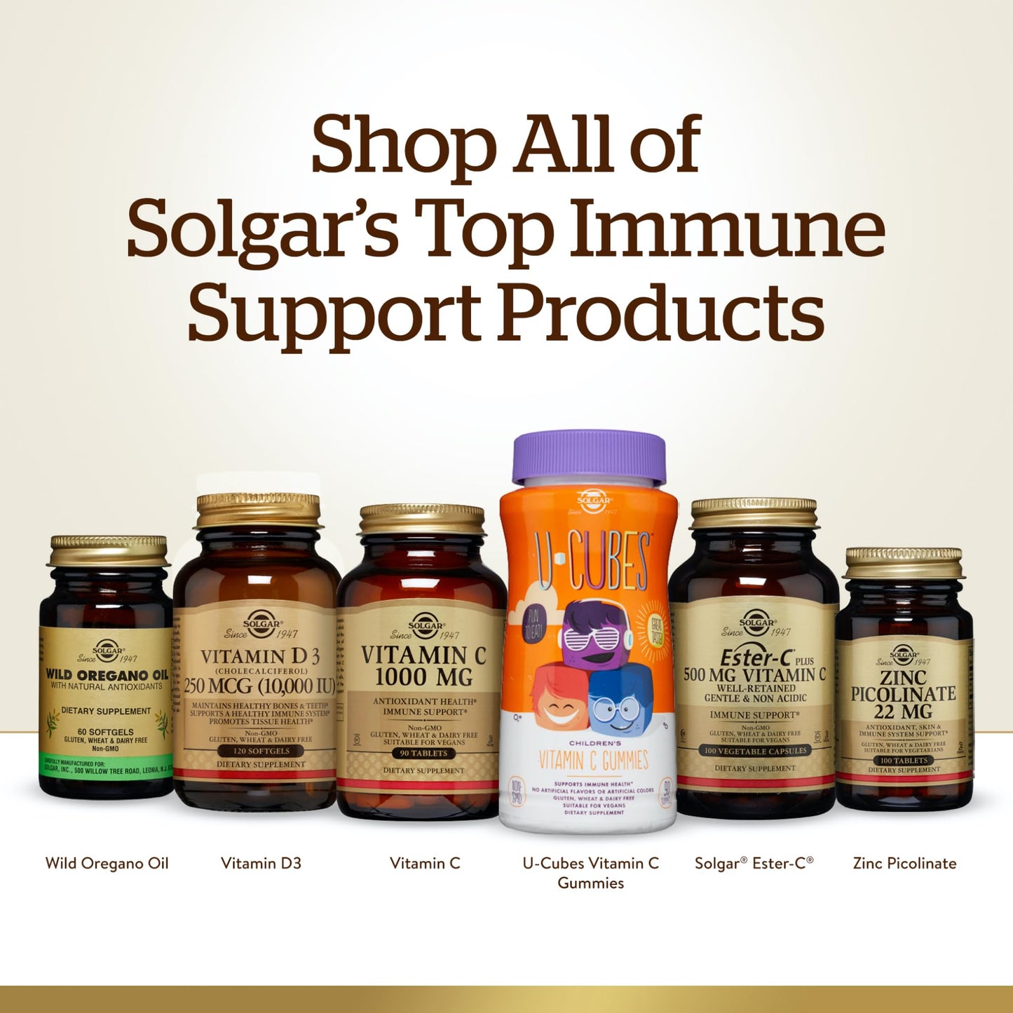 Solgar Vitamin C 1000mg - Healthy Immune System - Helps Fight Free Radicals - Vegan SOLGARBuy Supplements Australia