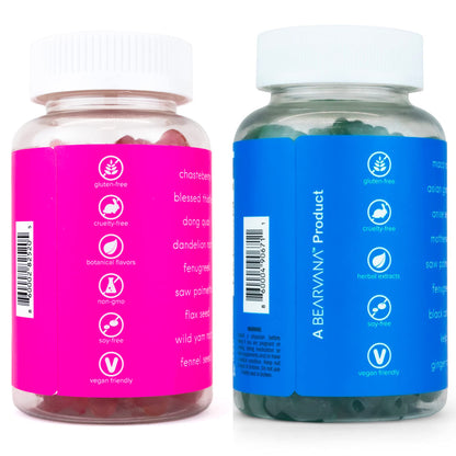 BEARVANA Gummies Combo Pack - Chest and Bum Gummies - Workout Aid - Women’s BEARVANABuy Supplements Australia