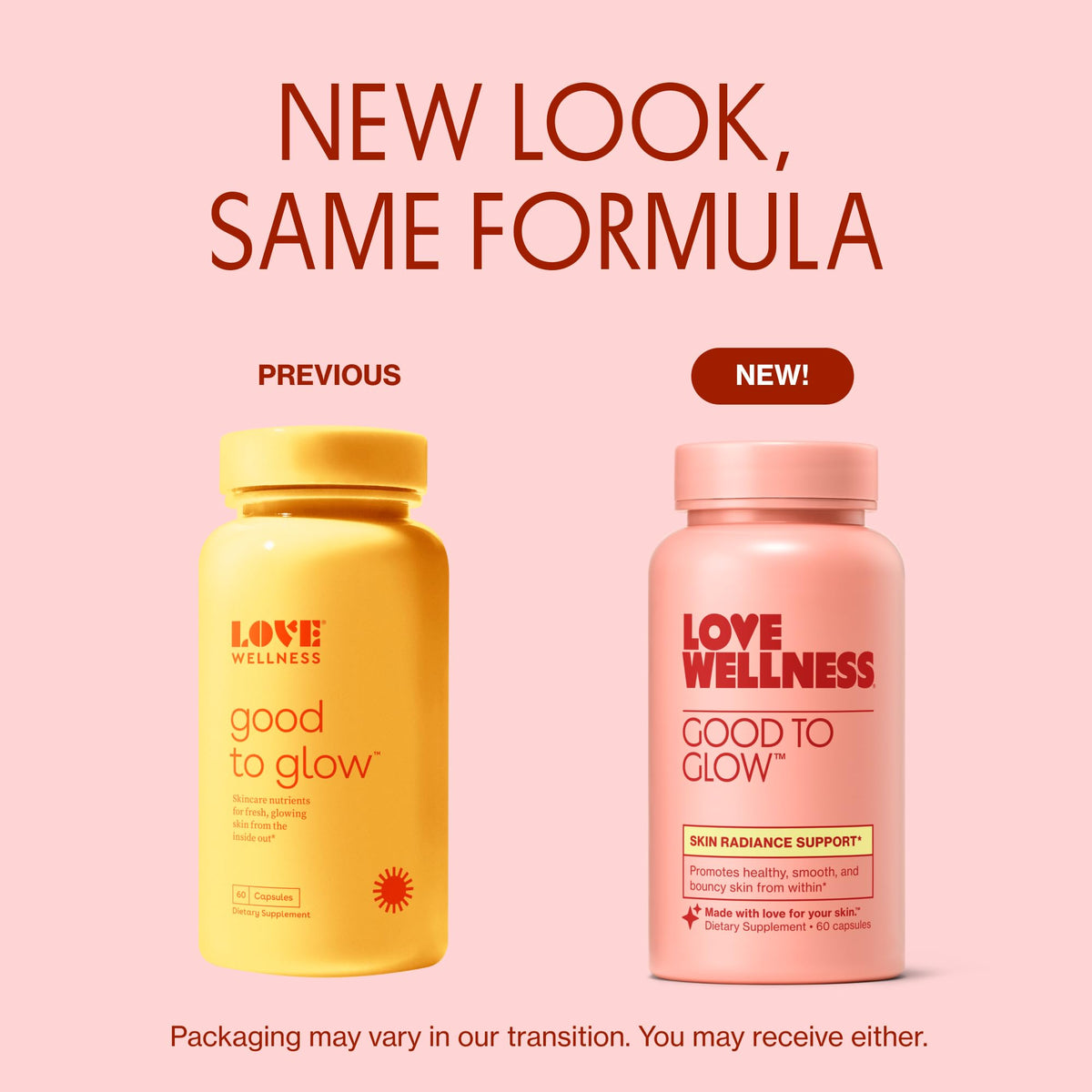 Love Wellness Good to Glow | Collagen Supplement with Biotin, Vitamin C, E, Ashwagandha & Zinc | Promotes Smooth, Glowing & Clear Skin | Enhances Smoothness & Promotes Healthy Skin | 60 Count Love WellnessBuy Supplements Australia