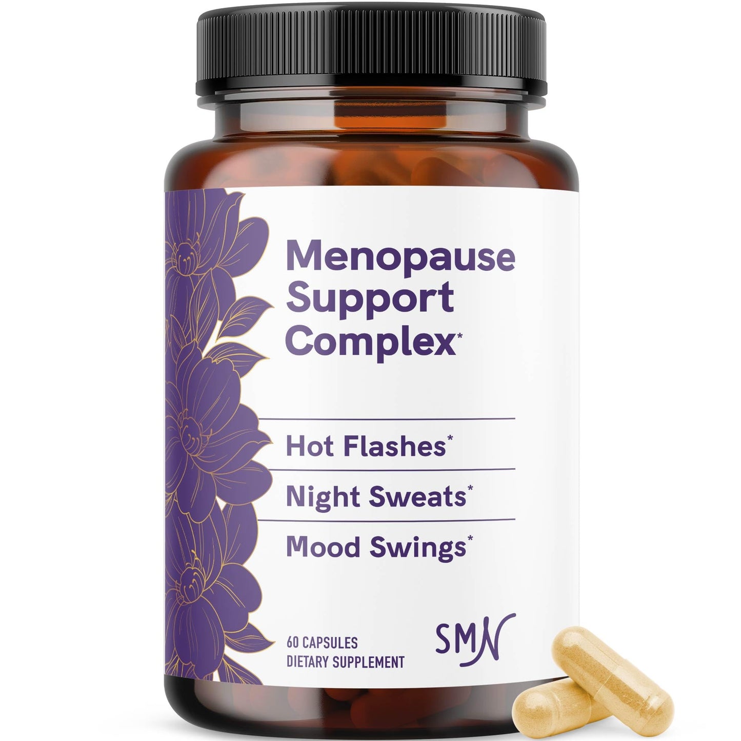 Menopause Supplements for Women Hot Flashes & Night Sweats | Hormone Balance, Menopause Relief for Women & Perimenopause Support | With Black Cohosh, DIM & Red Clover | 60 Ct (2 Month Supply) SMNutritionBuy Supplements Australia