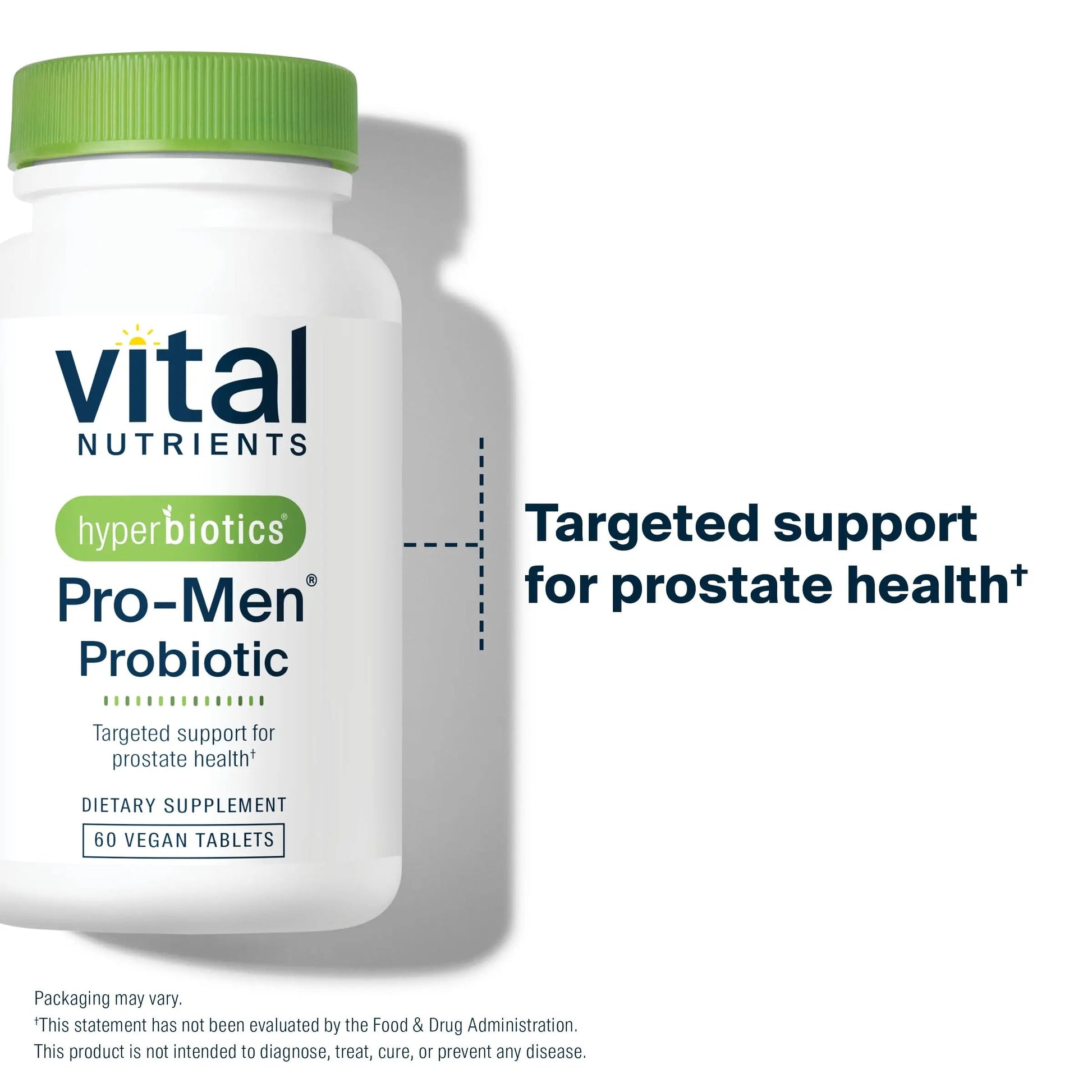 Hyperbiotics Vital Nutrients Pro Men Probiotics | Vegan Advanced Probiotics for Men | Clinically Studied for Prostate Health, Digestive Balance and Gut Health* | Gluten, Dairy, Soy Free | 60 Tablets HyperbioticsBuy Supplements Australia