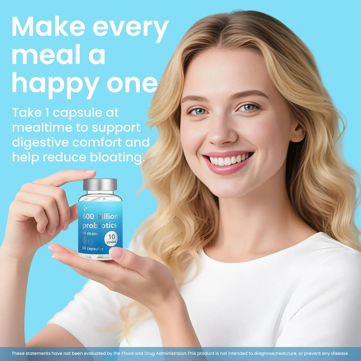 LOUDSAY Probiotics 60 Billion CFU - 10 Strains - Immune, Digestive & Gut Health - Supports Occasional Constipation, Diarrhea, Gas & Bloating - for Women & Men - 60 ct LOUDSAYBuy Supplements Australia