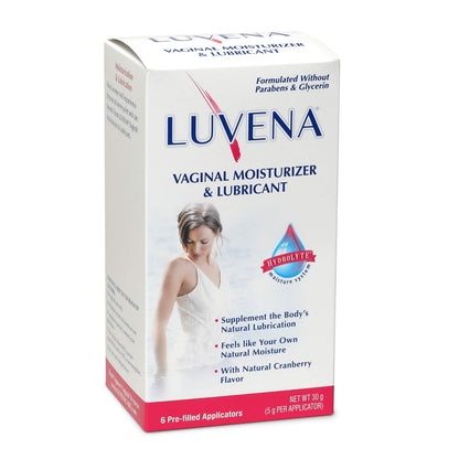 LUVENA Vaginal Moisturizer for Women, Long-Lasting, Intimate Care, Feminine Hydration, Menopause Support, Relieve Dryness & Irritation, Pre-Filled Applicators, pH Balanced, Water-Based, 30g (1 pack) LUVENA buy supplements Au