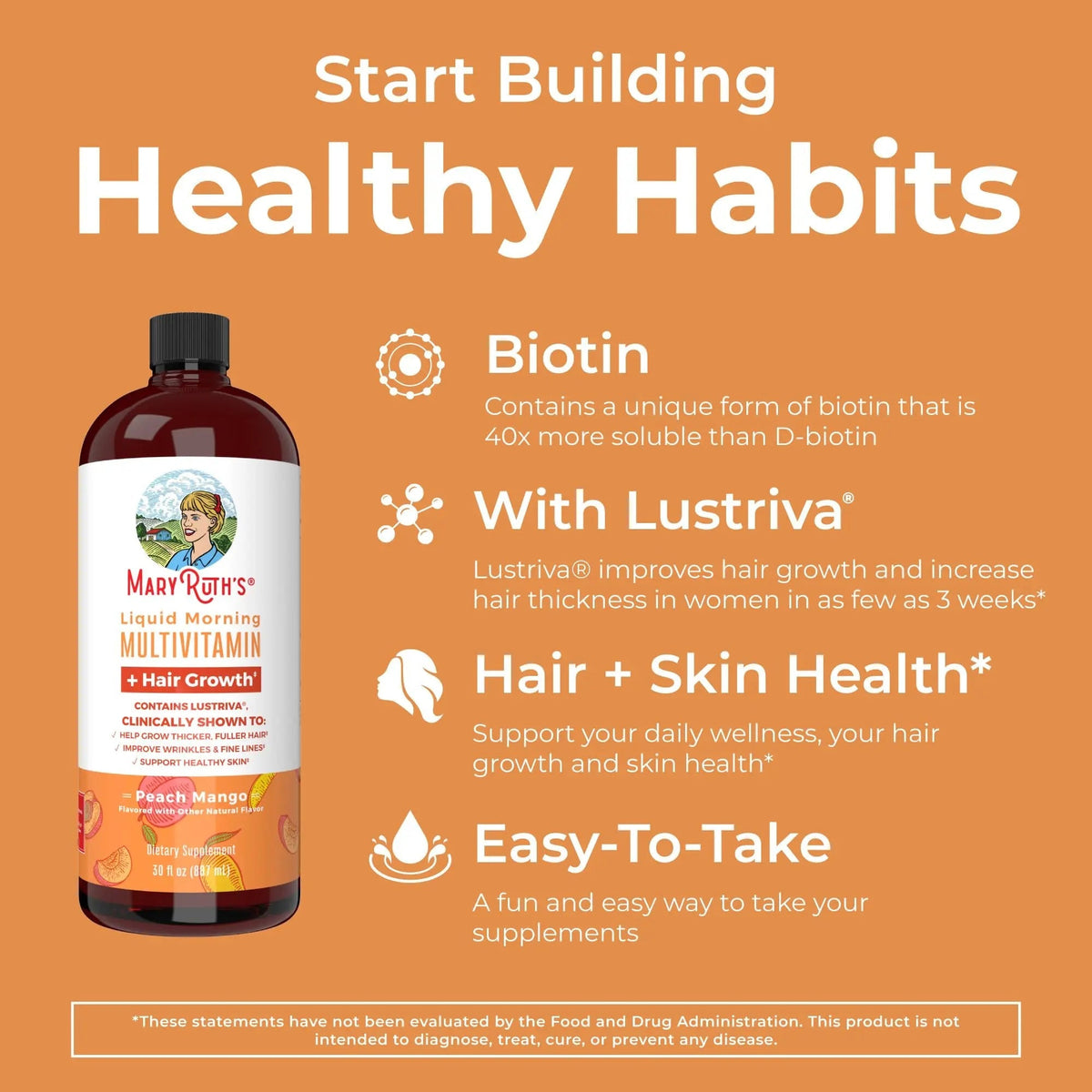 MaryRuth Organics Morning Multivitamin Hair Growth Bundle MARYRUTH'SBuy Supplements Australia
