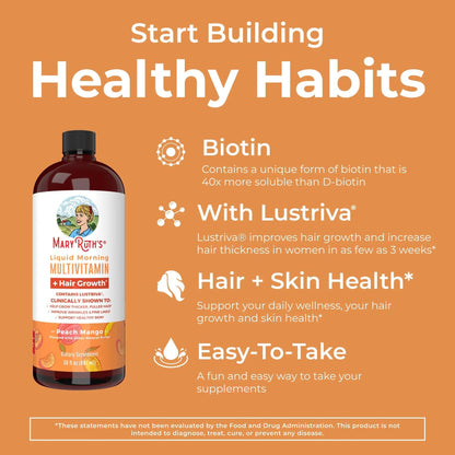 MaryRuth Organics Morning Multivitamin Hair Growth Bundle MARYRUTH'SBuy Supplements Australia