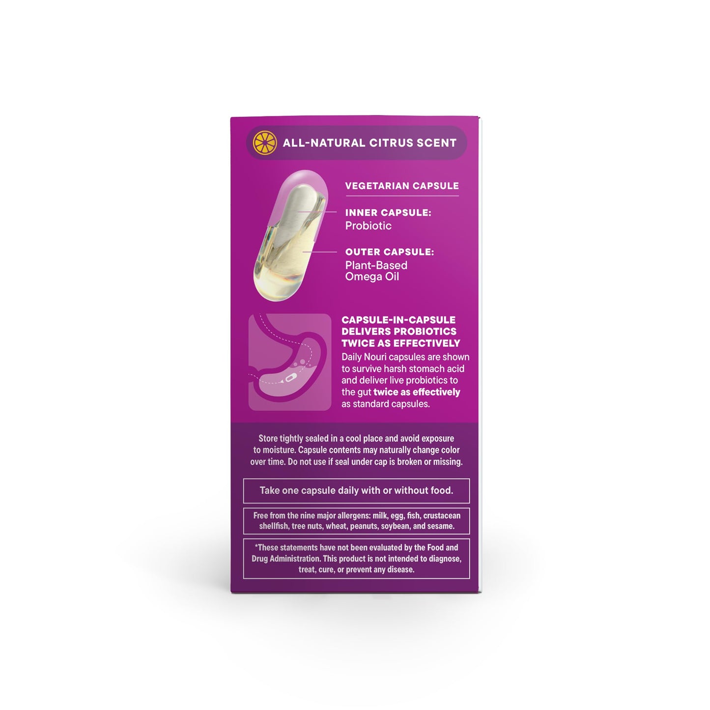 Daily Nouri Hormone Balance Probiotics for Women | Hormonal Balance Support | Vaginal pH + Gut Health | 7 Clinically Studied Strains + Omega | 30-Day Supply Daily NouriBuy Supplements Australia