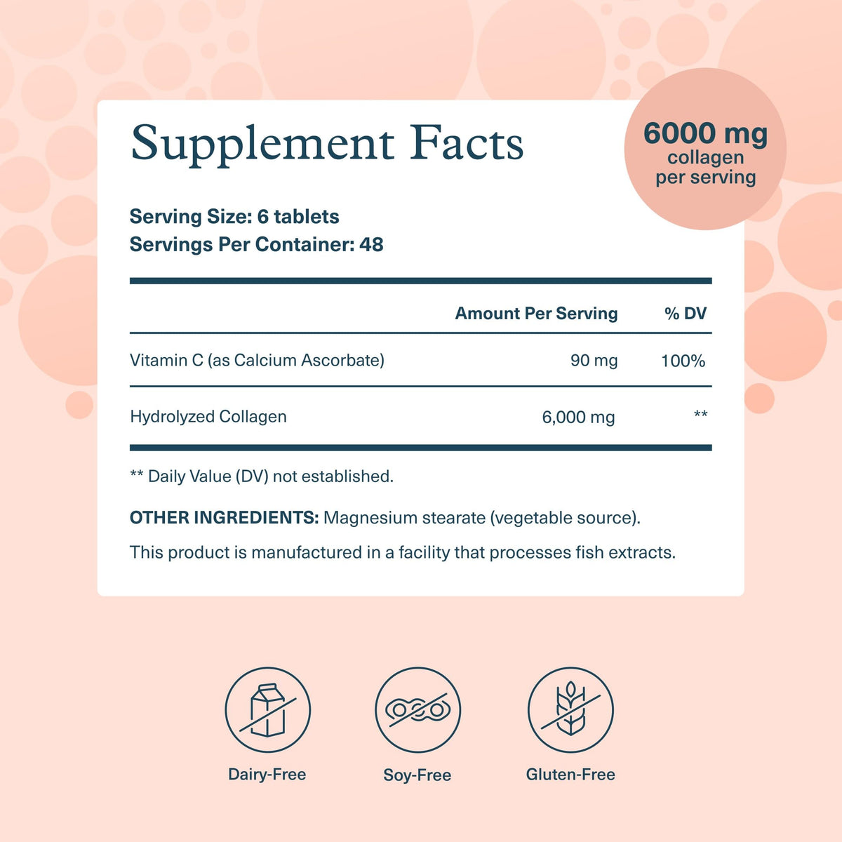 Youtheory Advanced Collagen - 6,000 mg Hydrolyzed Collagen Peptides - Includes Antioxidants & Contains Vitamin C - Hair Growth, Nails, Joint Health & Bone Support* - 290 Tablets (48-Day Supply) Youtheory buy supplements Au