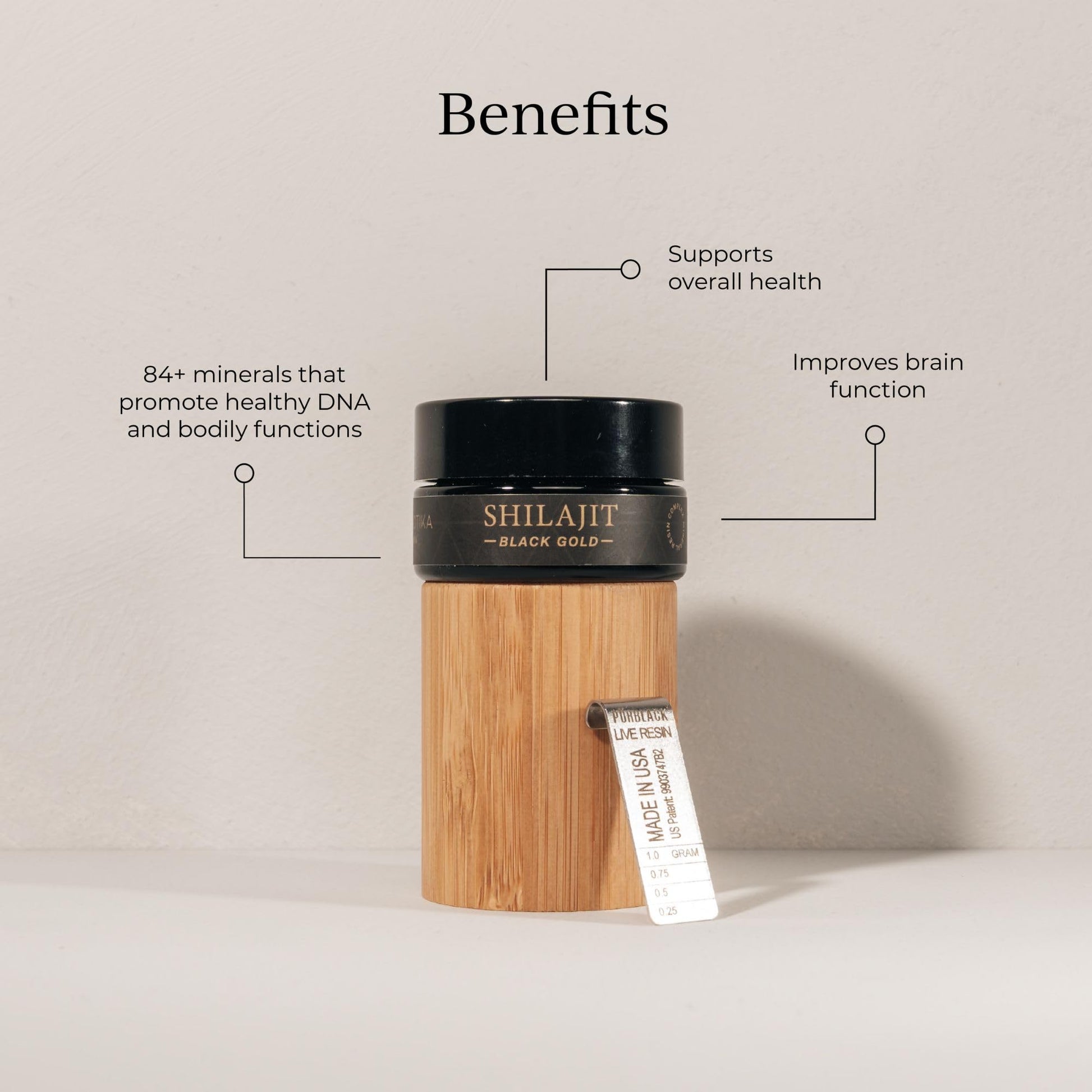 CYMBIOTIKA Pure Himalayan Shilajit Resin 500mg - 84+ Trace Minerals, High Potency with Elemental Gold & Fulvic Acid - for Energy, Focus, Immune & Digestive Support - Authentic Shilajit Resin CYMBIOTIKABuy Supplements Australia