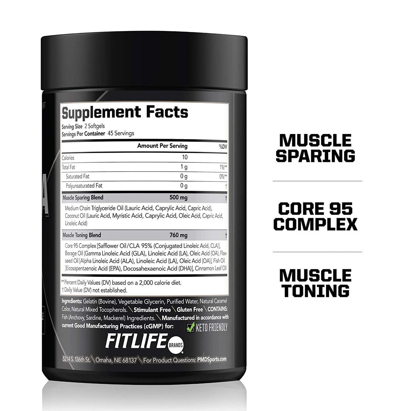 PMD Sports Ultra Pump Fuel Insanity - Pre Workout – Cherry Slush (30 Servings) Sports Omega Cuts Elite Thermogenic Fat Burner (90 Softgels)