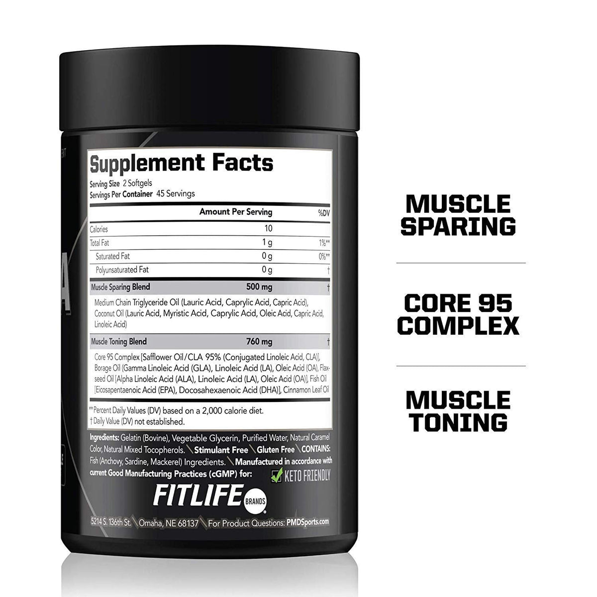 PMD Sports Ultra Pump Fuel Insanity - Pre Workout – Cherry Slush (30 Servings) Sports Omega Cuts Elite Thermogenic Fat Burner (90 Softgels)