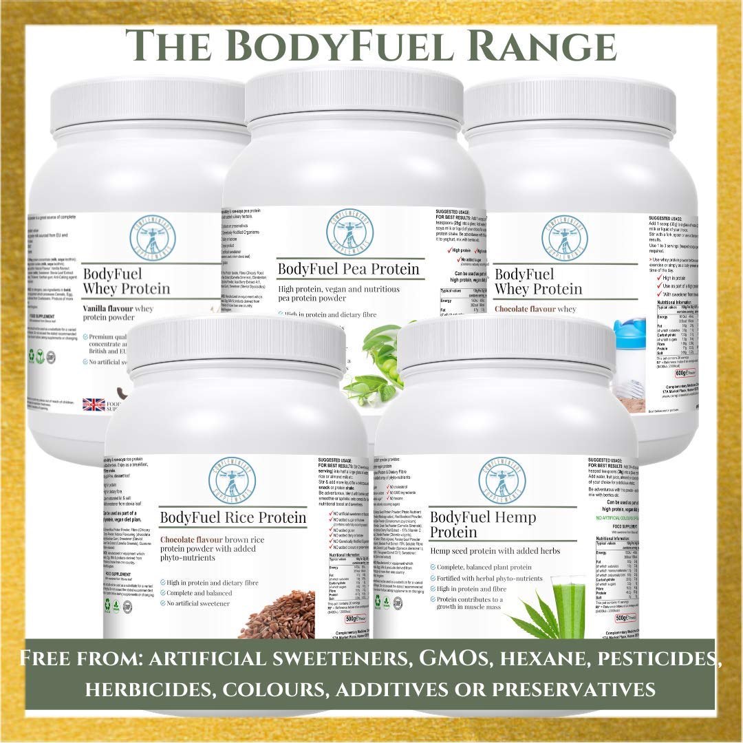 Complementary Supplements - BodyFuel Hypoallergenic Pea Protein Isolate Powder Plus Phytonutrients Complementary SupplementsBuy Supplements Australia