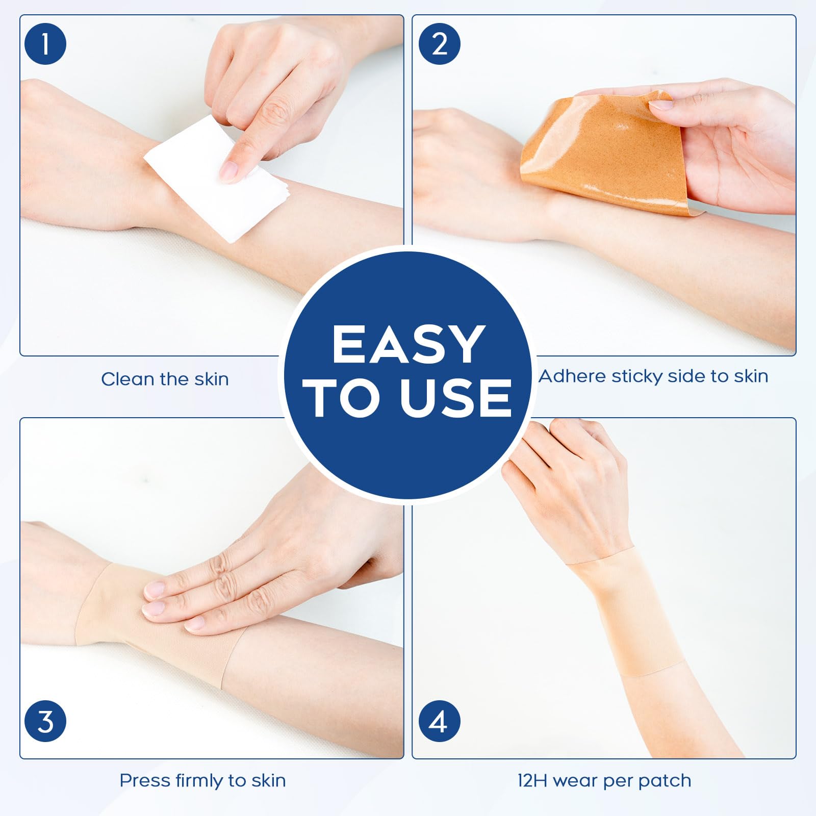 Uposiut Lidocaine 4% Patches - Extra Strength Lidocaine Patches (40 Patches), for Neck, Shoulder, Back, Knee, and Ankle Muscles, 12-Hour Effectiveness-A001L UposiutBuy Supplements Australia
