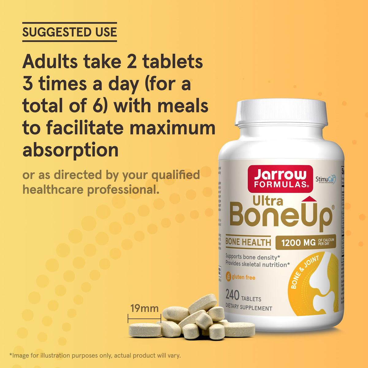Jarrow Formulas® Ultra BoneUp®, Includes MK-7 and Silicon for Added Bone Support, 240 Bone Health Tablets Jarrow FormulasBuy Supplements Australia