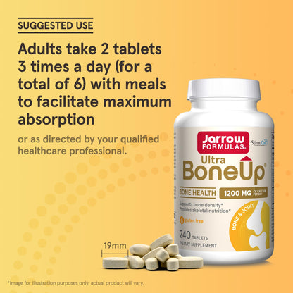 Jarrow Formulas® Ultra BoneUp®, Includes MK-7 and Silicon for Added Bone Support, 240 Bone Health Tablets Jarrow FormulasBuy Supplements Australia