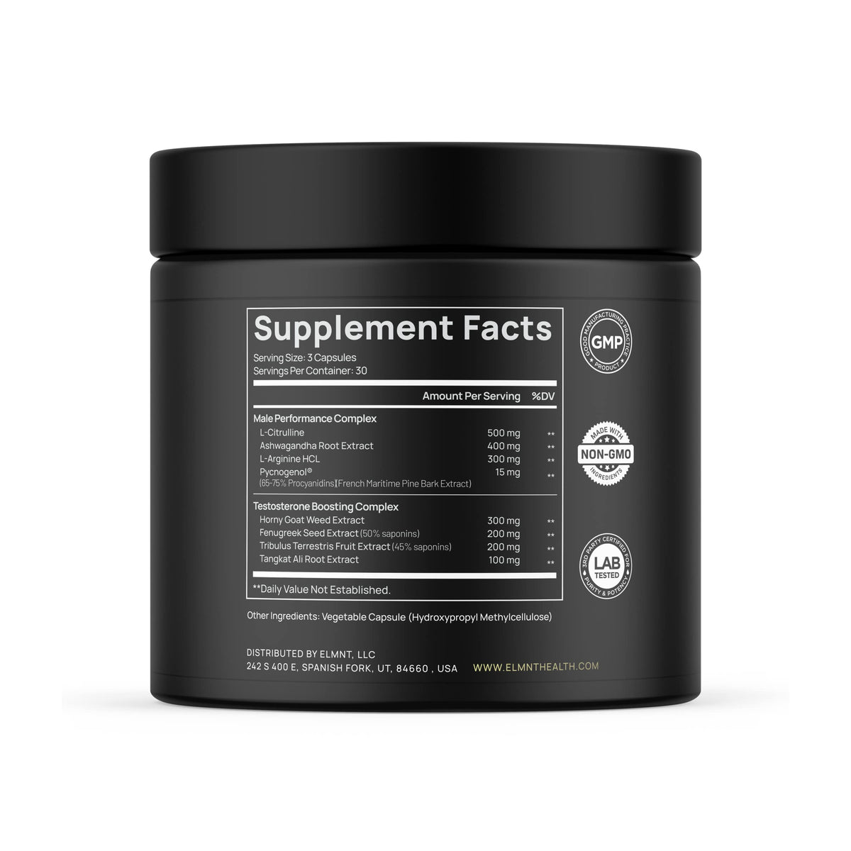 21,800mg Testosterone Booster for Men 8X Strength w. Ashwagandha, Tongkat Ali TERRA ELMNTBuy Supplements Australia