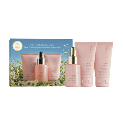 VEGAMOUR GRO Healthy Hair Starter Kit | Full Size GRO Serum for Thinning & Shedding plus Travel Size Shampoo and Conditioner with Vegan Keratin to Support Thicker, Fuller Looking Locks | $92 Value VEGAMOURBuy Supplements Australia