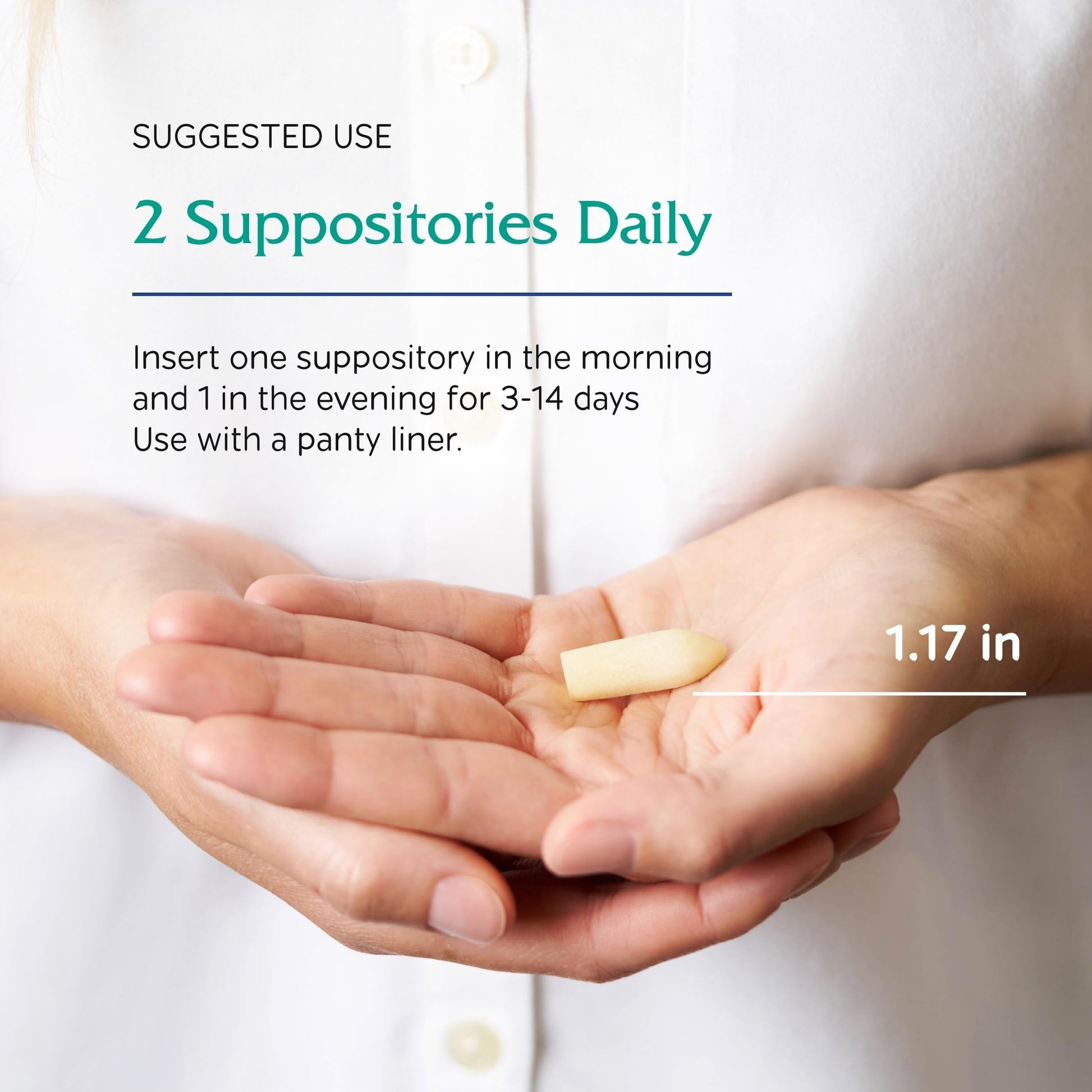 Vitanica Yeast Arrest, Homeopathic Vaginal Suppositories, for Yeast Infection Symptoms, Relieves Burning, Itching & Discharge, with Boric Acid, Tea Tree Oil & Probiotics, Vegan (Pro Logo, 14ct) VitanicaBuy Supplements Australia