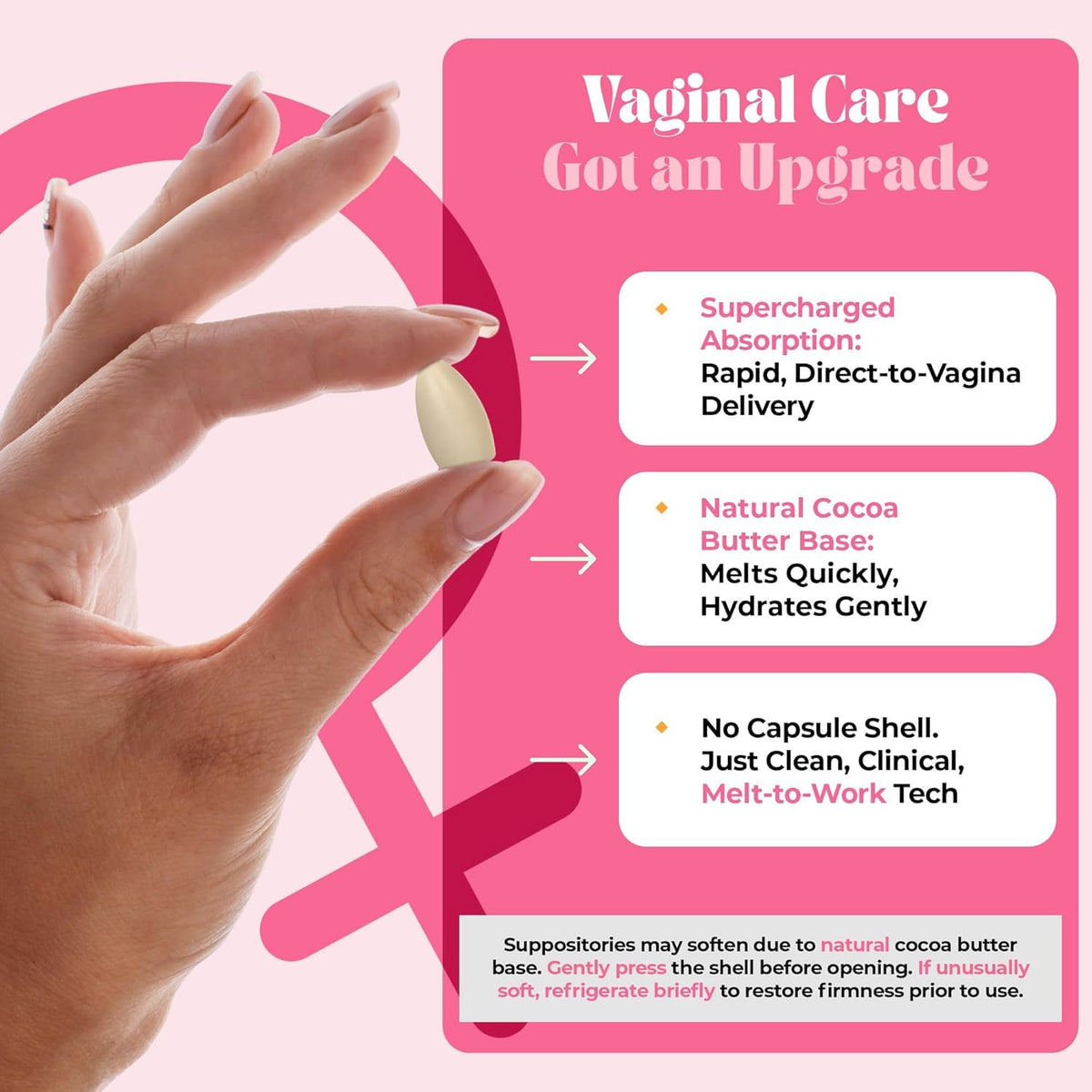 PURE WOMAN - pH-ighter Vaginal Boric Acid Suppositories for Women - Hyaluronic Acid - 4 in 1 Vaginal Suppositories for Discomfort, Dryness, Odor & pH Balance- Full Vaginal Health Care - 10ct PURE WOMANBuy Supplements Australia