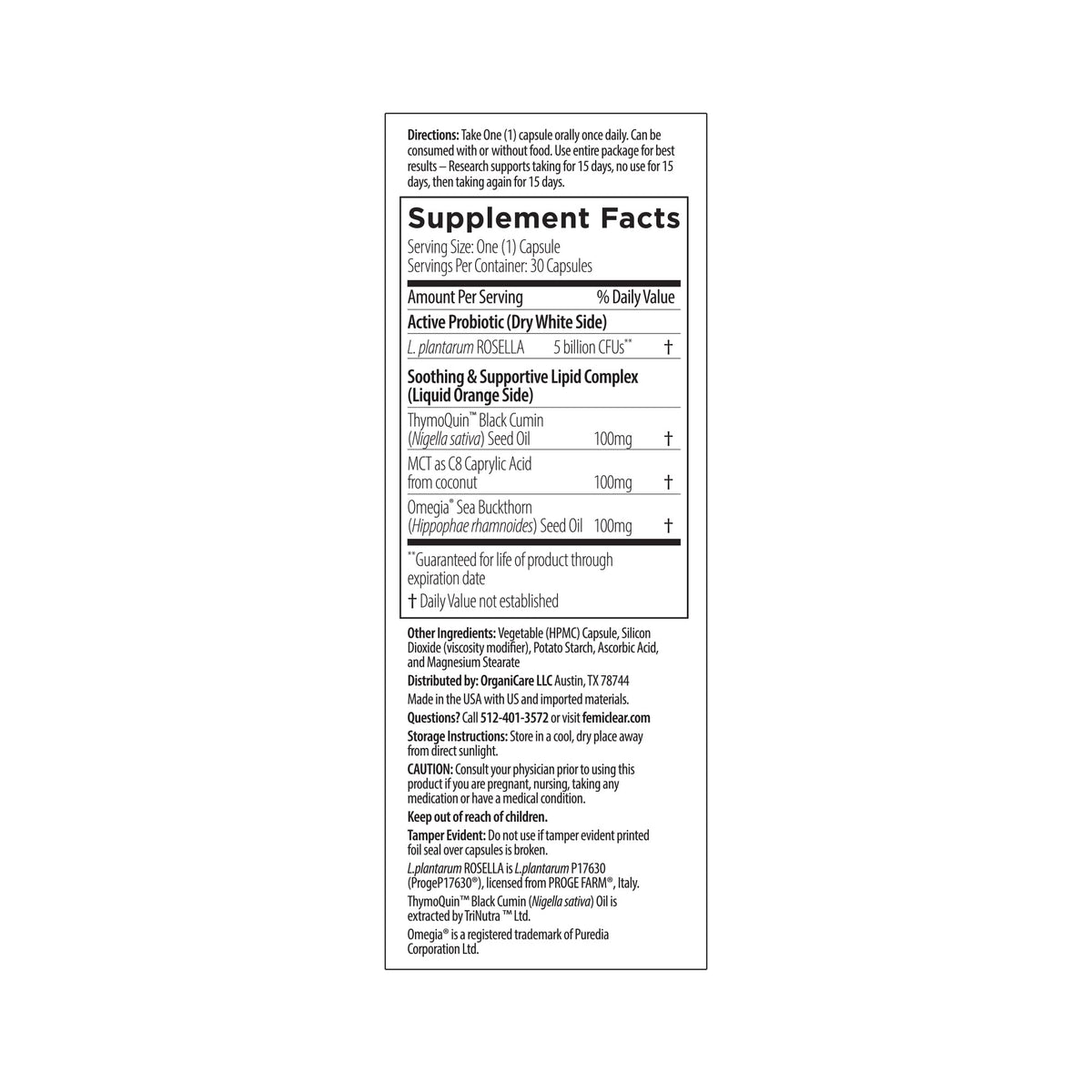 FemiClear 1-Day Dose Restoratives Complex Probiotic Bundle FemiClearBuy Supplements Australia
