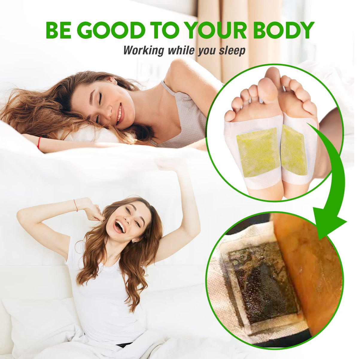 Foot Paches, Premium Deep Cleansing Foot Pads, Bamboo Foot Paches RanthermBuy Supplements Australia