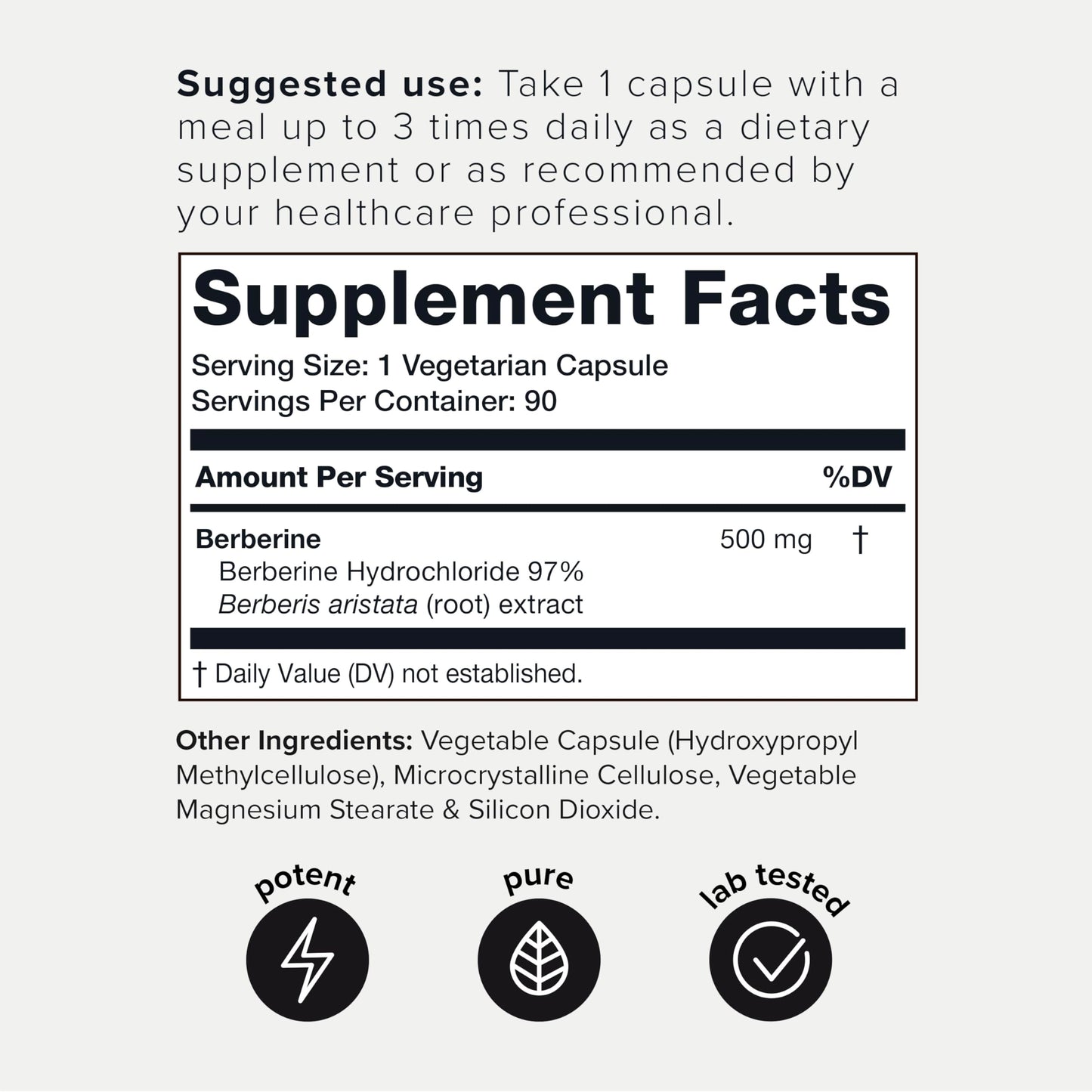 Toniiq Ultra High Strength Berberine HCl 500mg from The Himalayas - Berberine Suppleme ToniiqBuy Supplements Australia