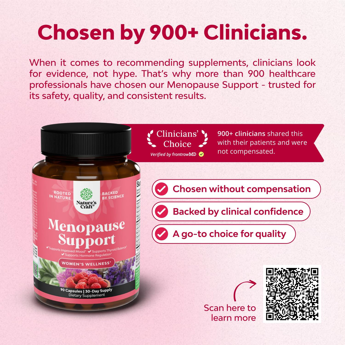 Complete Herbal Menopause Supplement for Women - Multibenefit Menopause Ease Hormone Balance for Women for Night Sweats Mood and More with Dong Quai Vitex Chaste Berry and Black Cohosh - 90 Count Natures CraftBuy Supplements Australia