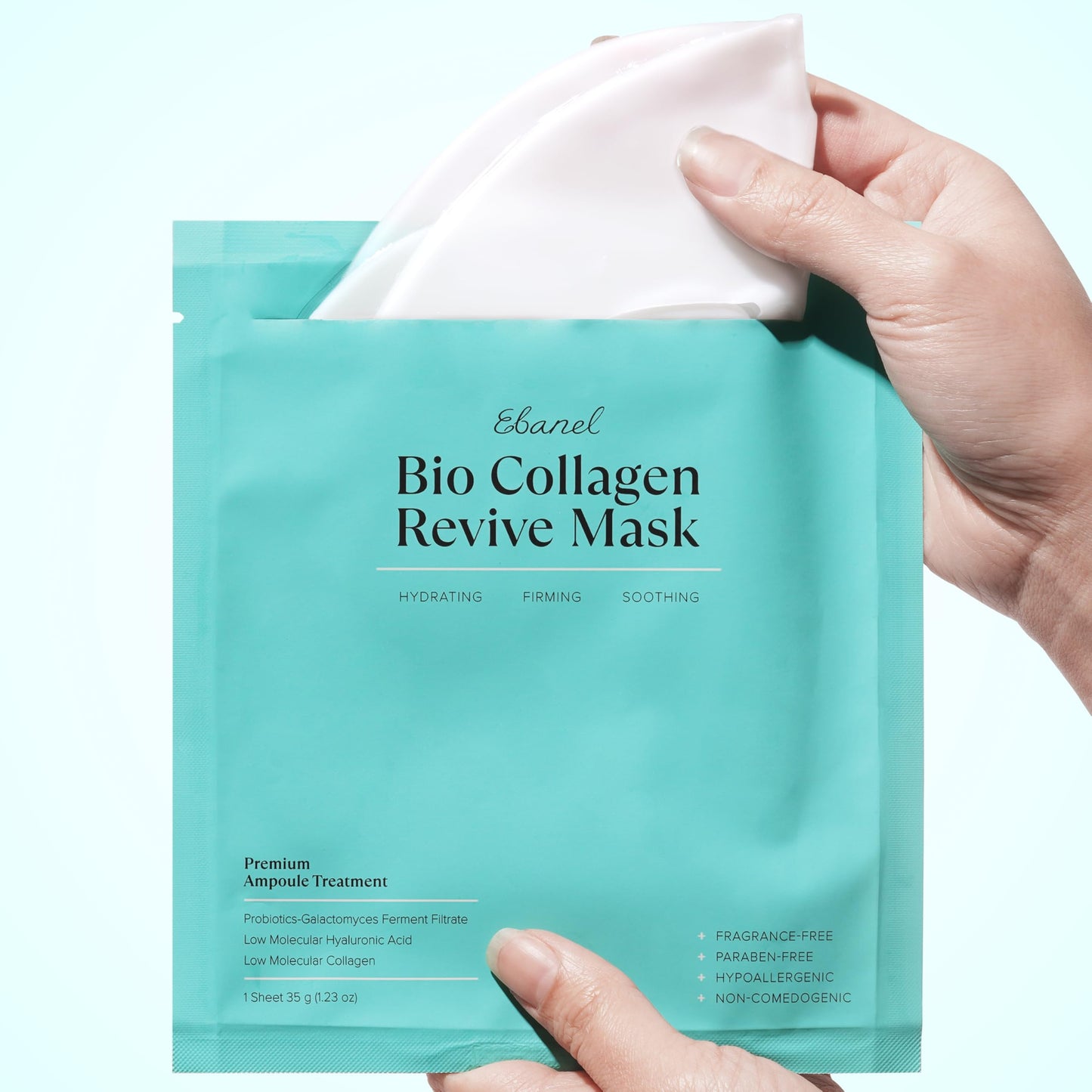 Ebanel Bio Collagen Face Mask, 4-Pack Hydrating Face Masks with 7 Peptides, Hyaluronic Acid, Niacinamide, Centella, Rose Water, Ceramide, and B5, Glass Skin Tightening and Lifting Korean Sheet Masks Ebanel buy supplements Au