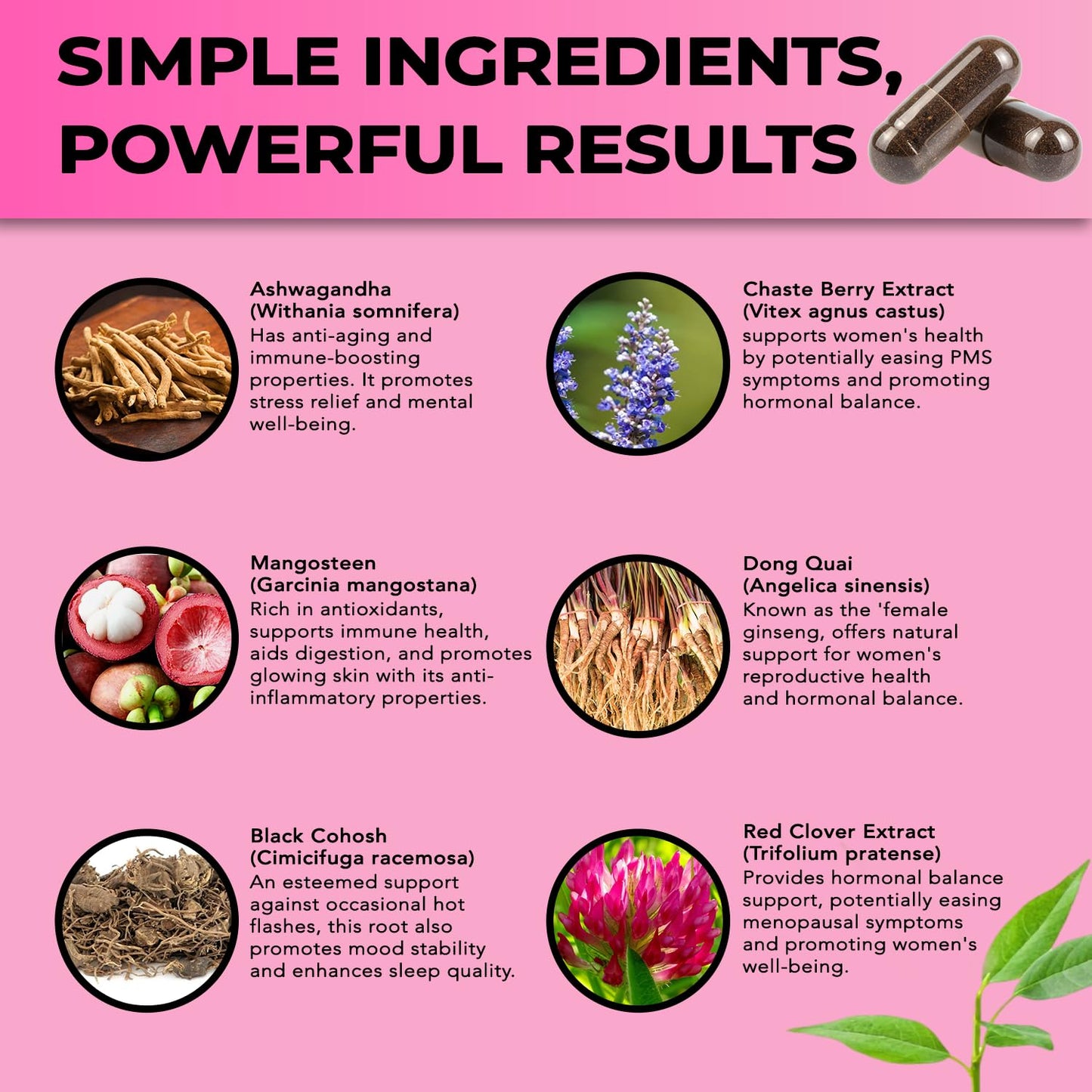 Perimenopause & Menopause Support Supplement for Women – Multi‑Symptom Relief with Black Cohosh & Red Clover Isoflavones | Ashwagandha Adaptogen & Herbal Blend | Hormone Balance Support | 120 Capsules SelecWellBuy Supplements Australia