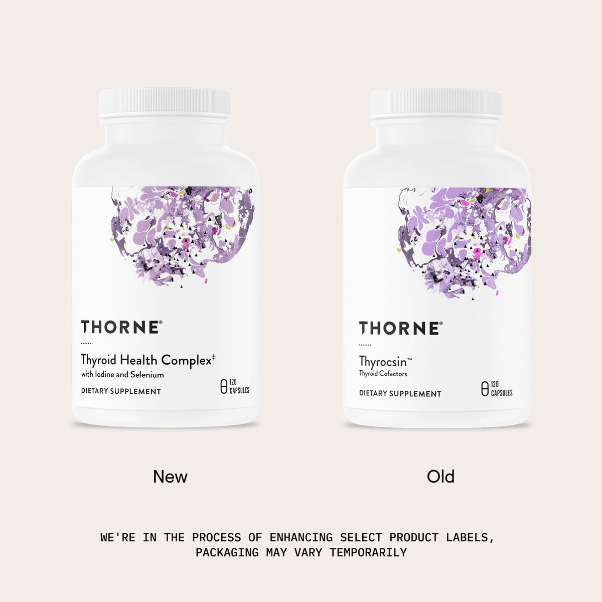 THORNE - Thyroid Health Complex (Formerly Thyrocsin) - Thyroid Cofactors for Thyroid Function Support* - Vitamins B12, C & E, Ashwagandha, Iodine, Zinc, Selenium, Copper & L-Tyrosine - 60 Servings THORNEBuy Supplements Australia
