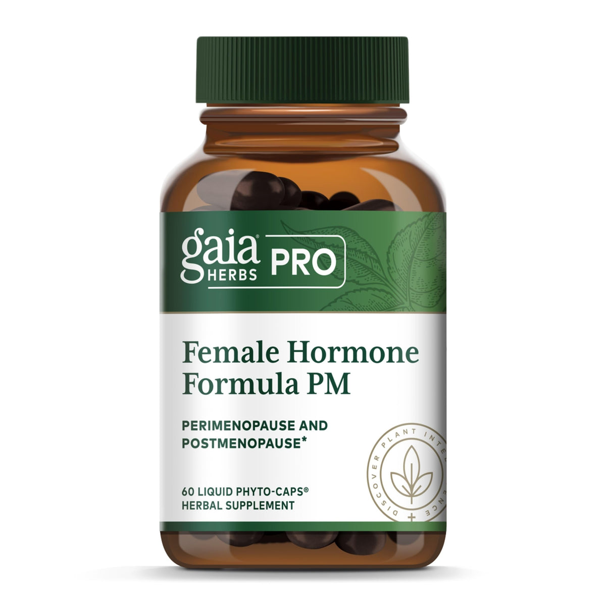 Gaia Herbs Pro Female Hormone Formula PM - Women's Health Supplement for Menopause & Sleep Support - Black Cohosh & St. John's Wort - Vegan, Soy-Free & Gluten-Free - 60 Liquid Phyto-Caps (30 Servings) Gaia Herbs PROBuy Supplements Australia
