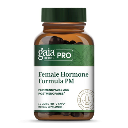 Gaia Herbs Pro Female Hormone Formula PM - Women's Health Supplement for Menopause & Sleep Support - Black Cohosh & St. John's Wort - Vegan, Soy-Free & Gluten-Free - 60 Liquid Phyto-Caps (30 Servings) Gaia Herbs PROBuy Supplements Australia
