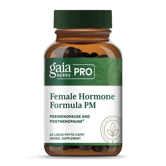 Gaia Herbs Pro Female Hormone Formula PM - Women's Health Supplement for Menopause & Sleep Support - Black Cohosh & St. John's Wort - Vegan, Soy-Free & Gluten-Free - 60 Liquid Phyto-Caps (30 Servings) Gaia Herbs PROBuy Supplements Australia
