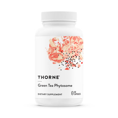 THORNE - Green Tea Phytosome - Provides Antioxidant Support, Liver Protection & Thermogenesis and Metabolic Benefits* - Caffeine-Free - Third-Party Certified - Gluten, Dairy & Soy-Free - 60 Capsules THORNE buy supplements Au