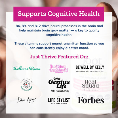 Just Thrive - Just Calm - Cortisol Manager - Calming, Memory, and Mood Support Supplement - Vegan, 30 Calm Capsules Just ThriveBuy Supplements Australia