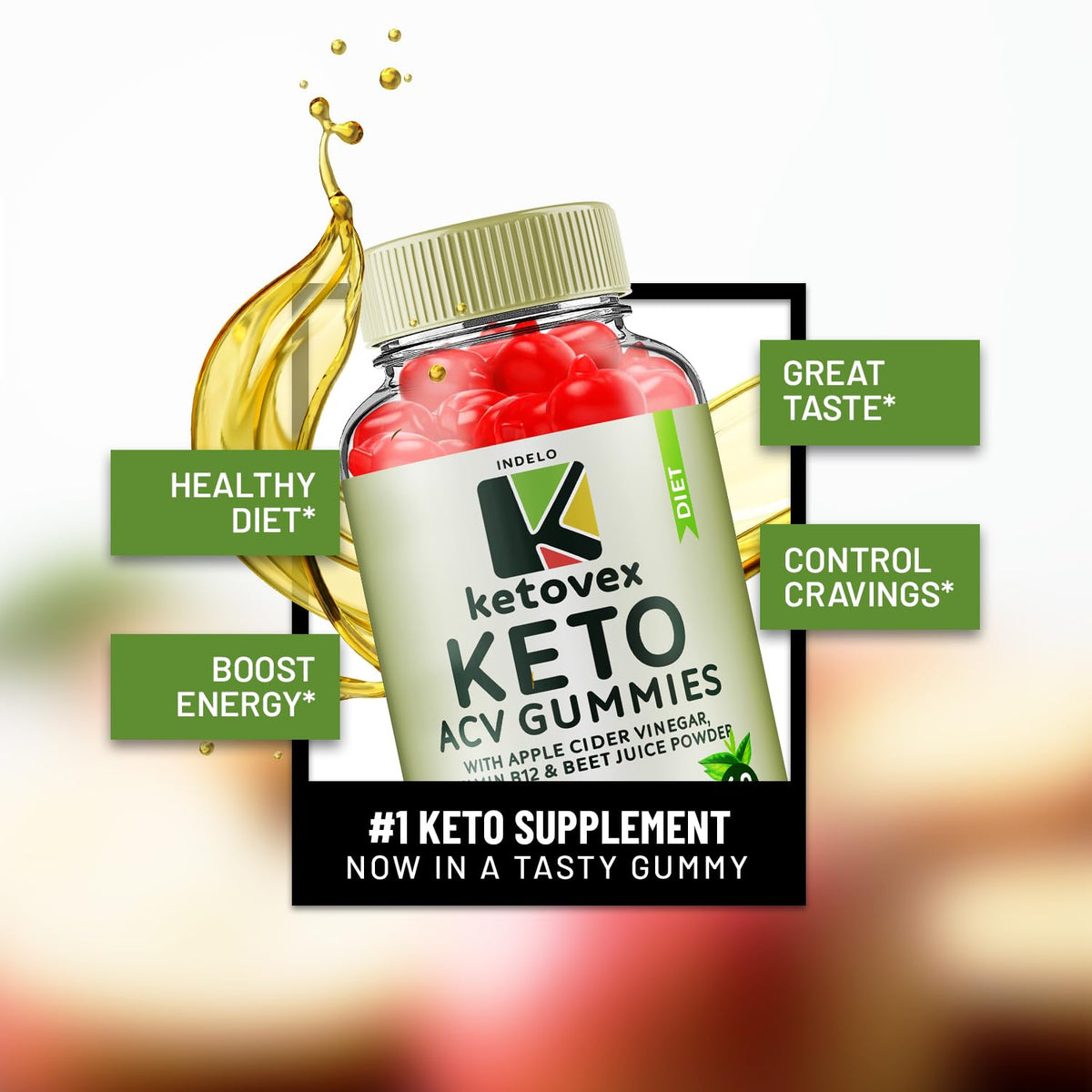 (3 Pack) Ketovex Keto BHB Gummies Advanced Formula, Ketovex BHB ACV Gummies IndeloBuy Supplements Australia