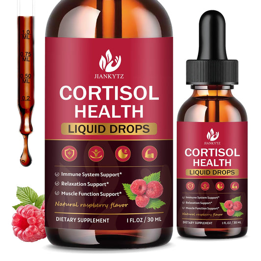 (2 Pack) Cortisol Liquid Drops for Women - Balanced Cortisol, Hormone Balance Support, Cortisol Supplements for Women with Magnesium Complex, Rhodiola Rosea, Ashwagandha, Sugar-Free, 1 Fl Oz JIANKYTZBuy Supplements Australia