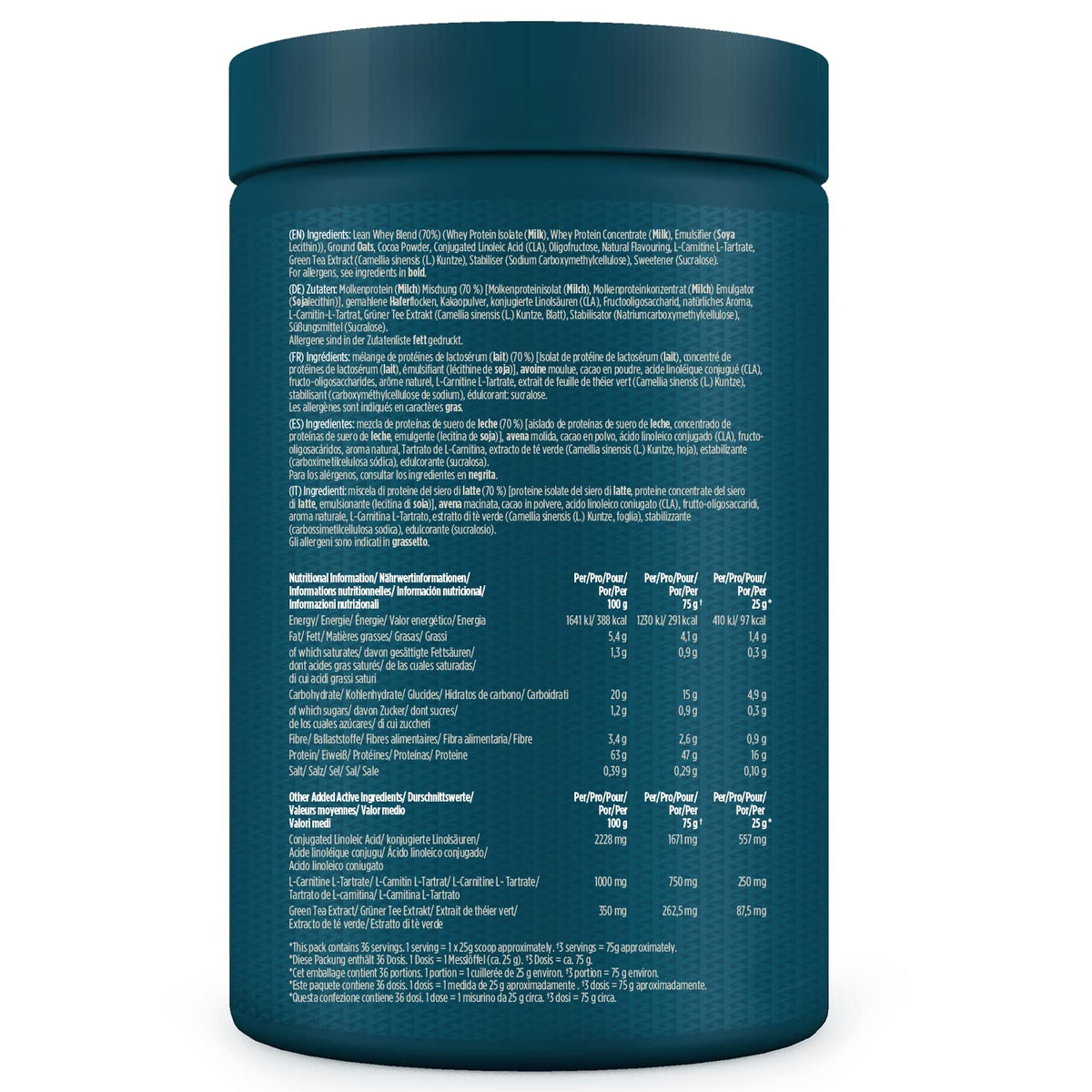 Kinetica Lean Protein Powder, Low Calorie, Grass Fed Whey, 72 Servings, Smooth Chocolate, 1.8kg KineticaBuy Supplements Australia
