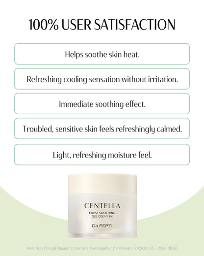 dr.pepti Centella Cooling Gel Cream – 77% Centella, 5-Type Hyaluronic Acid & Peptides – Water-Gel Moisturizer for Redness, Sensitive & Post-Retinol Skin – No Pilling, Sleeping Pack Use, 2.37 fl oz dr.pepti buy supplements Au