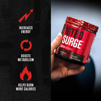 Jacked Factory NITROSURGE Shred Pre Workout Supplement - Energy Booster, Instant Jacked FactoryBuy Supplements Australia
