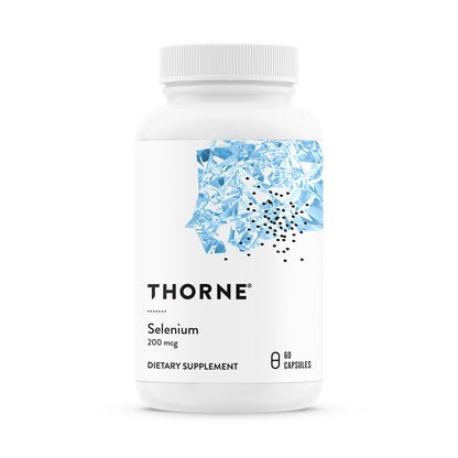 THORNE - Selenium - 200 mcg Selenium Supplement for Antioxidant Support - Supports Thyroid Health, Immune Function & Healthy Aging - Third-Party Certified - Gluten, Dairy & Soy-Free - 60 Capsules THORNE buy supplements Au