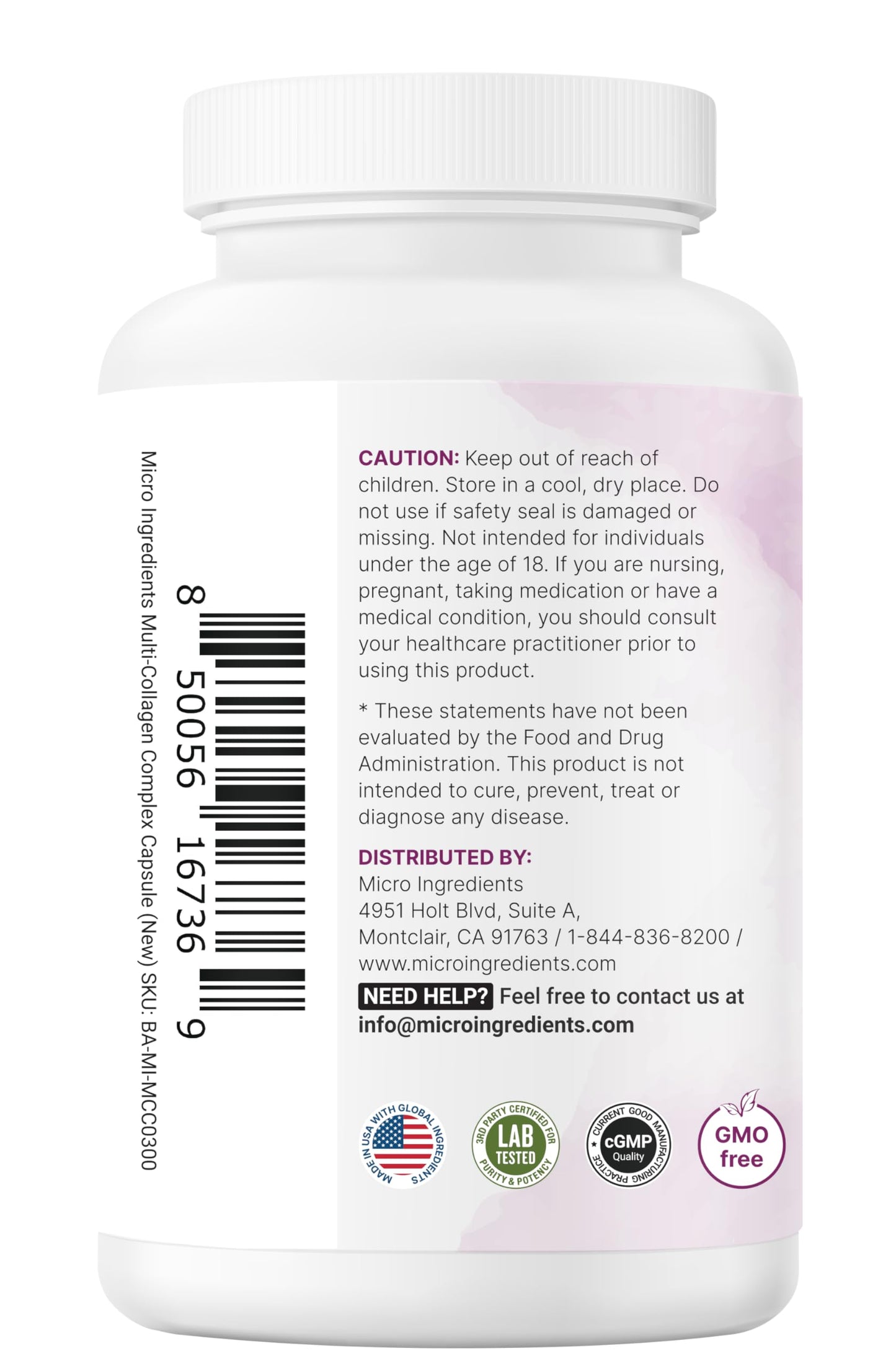 Micro Ingredients 2 Pack Multi Collagen Pills for Women & Men, 480 Capsules | Type I, II, III, V, X | Hydrolyzed Protein Peptides with Biotin, Hyaluronic Acid, & Vitamin C | Keto & Paleo Friendly Micro Ingredients buy supplements Au