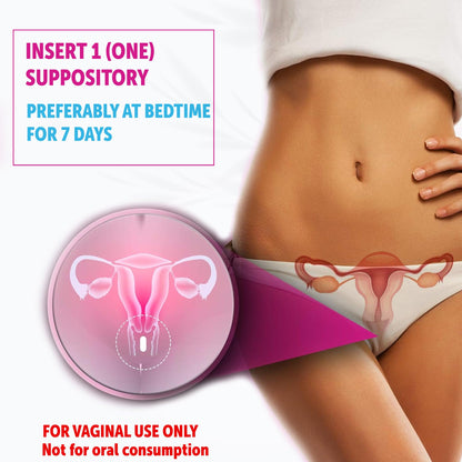 HealthFare Feminiva Boric Acid Vaginal Suppositories - 30 Count, 600mg, Intimate Health Support - 100% HealthfareBuy Supplements Australia