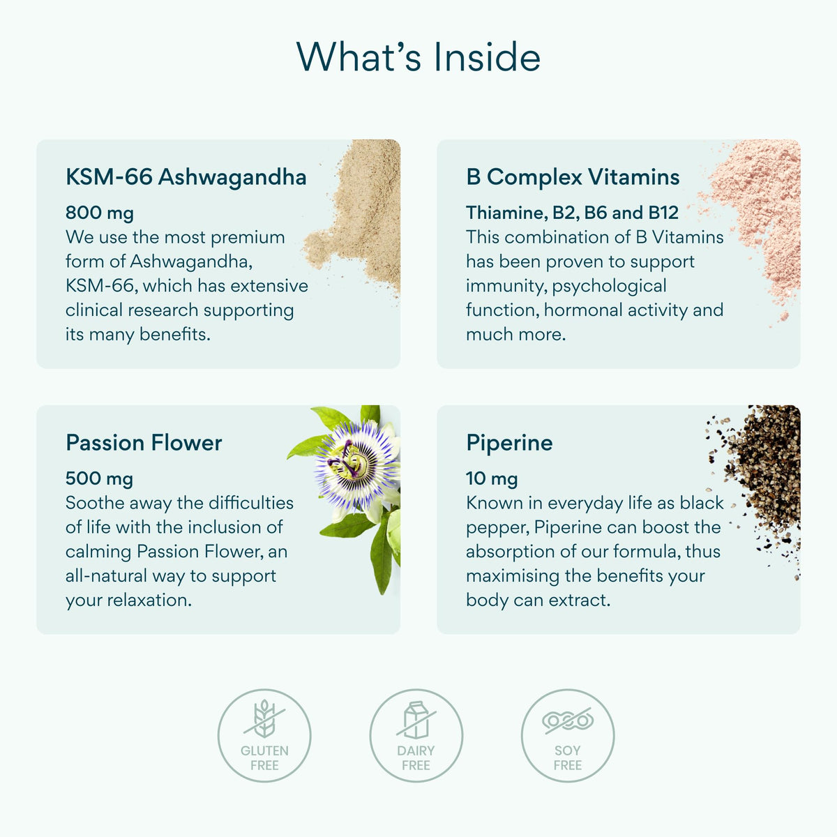 Bettervits Ashwagandha Complex with Passion Flower and Vitamin B – KSM-66® Organic Root Extract 800 mg – Supports Calm, Energy and Emotional Balance – 60 Capsules BettervitsBuy Supplements Australia