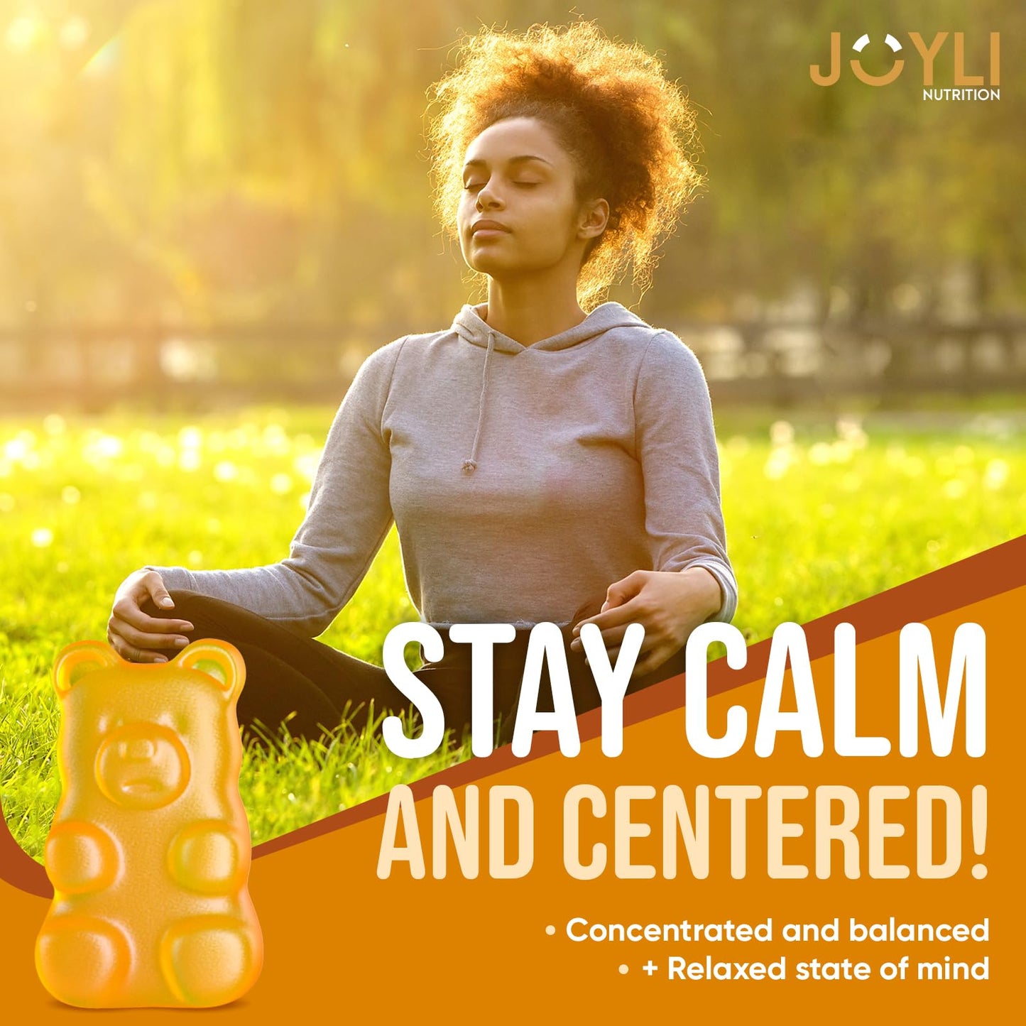 Joyli L Tyrosine Gummies 1000MG - L-Tyrosine Supplement for Kids & Adults - Calm & Focus Gummies for Brain, Memory, Mood, and Energy - 500mg L- Tyrosine Powder per Gummy - Vegan, Gluten-Free JOYLI NutritionBuy Supplements Australia