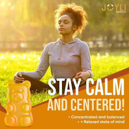 Joyli L Tyrosine Gummies 1000MG - L-Tyrosine Supplement for Kids & Adults - Calm & Focus Gummies for Brain, Memory, Mood, and Energy - 500mg L- Tyrosine Powder per Gummy - Vegan, Gluten-Free JOYLI NutritionBuy Supplements Australia
